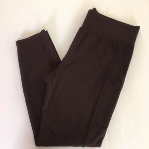 NEW! Lou & Grey Side Pocket Full Length Leggings Size LARGE Rayon Blend Loft